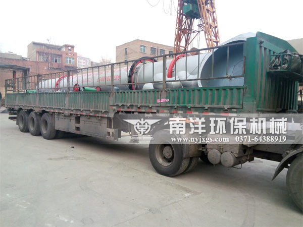 豆渣烘幹設備發貨