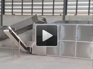 木薯片烘幹機（jī）調試現場