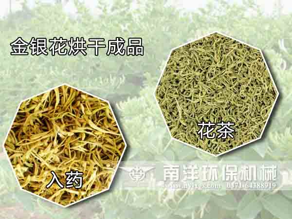烘幹後（hòu）的金銀花