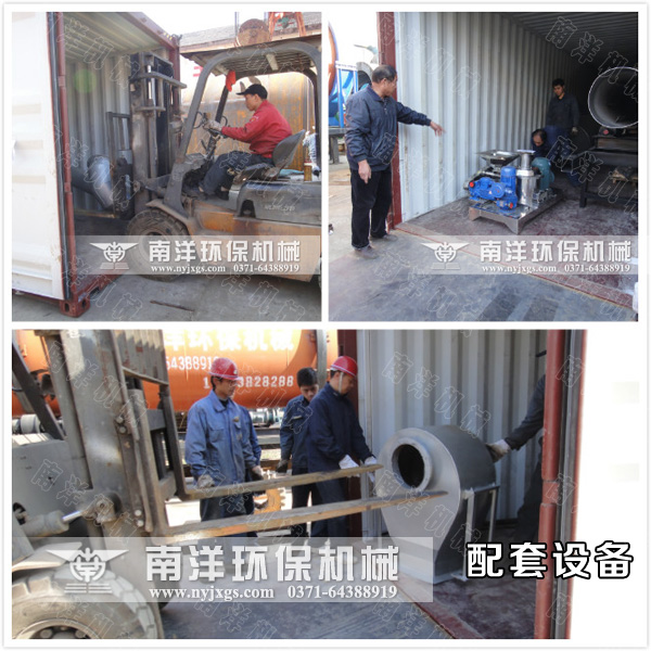 烘幹機配套（tào）設（shè）備裝箱