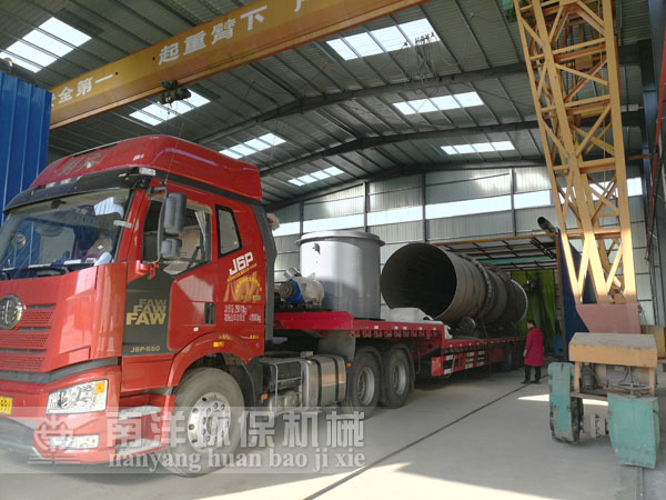 汙泥（ní）烘幹機發貨