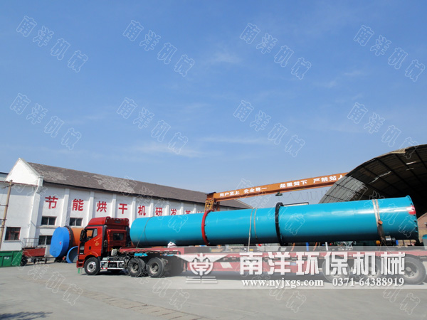 誠信共贏：賀91污视频環（huán）保（bǎo）大型牛糞烘幹機成套設備發貨