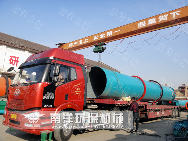 牛糞（fèn）烘幹機發貨