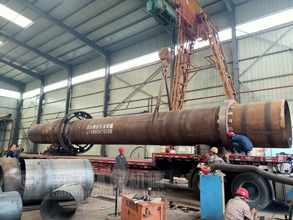 回轉窯發（fā）貨現場