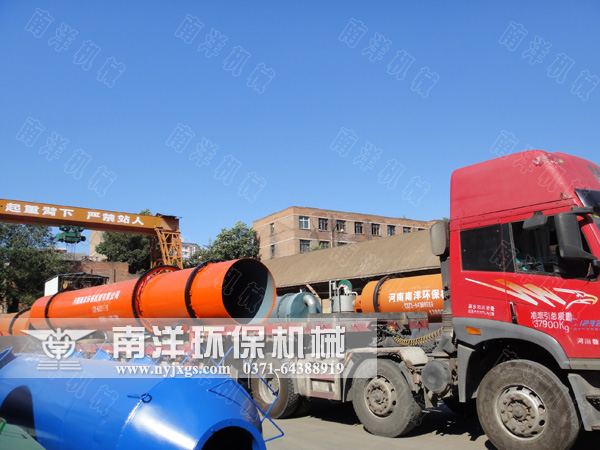 烘幹機裝車（chē）發貨