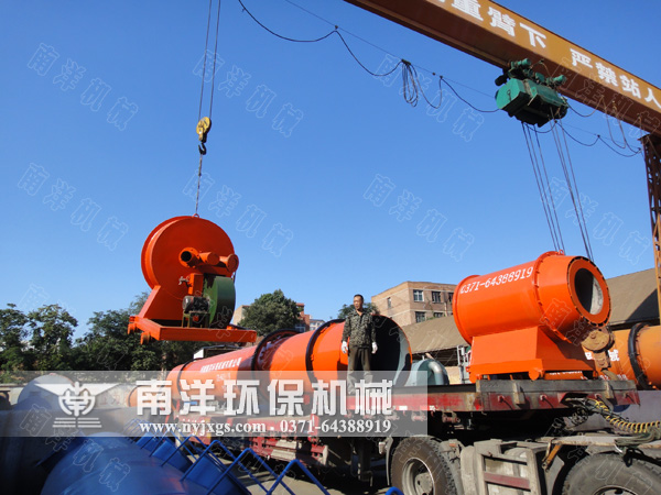 金秋（qiū）時節發貨忙：賀天津香油渣烘幹機設備發貨！