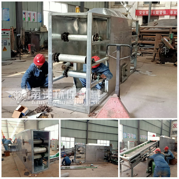 中藥材烘幹機製（zhì）造現場