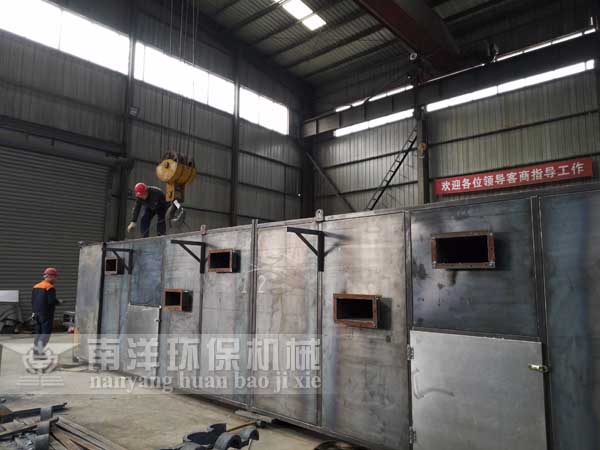 翻板式烘幹機發貨現（xiàn）場