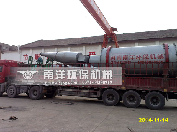 石英（yīng）砂烘幹機發貨